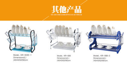 厨房收纳新革命 枫悦创意家居三层沥水碗架